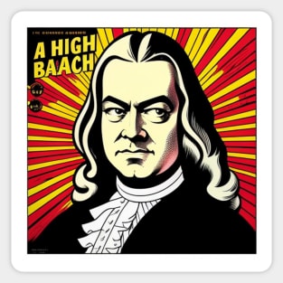 Bach Vinyl Record Album Cover Sticker